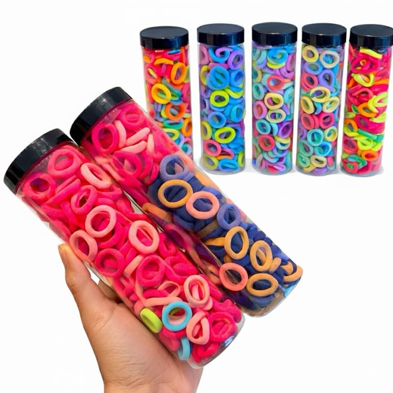 Kit Xuxinha Elásticos De Cabelo  Rabicó Infantil Criança Tipo Meia Acessorio Resistente 120 a 720