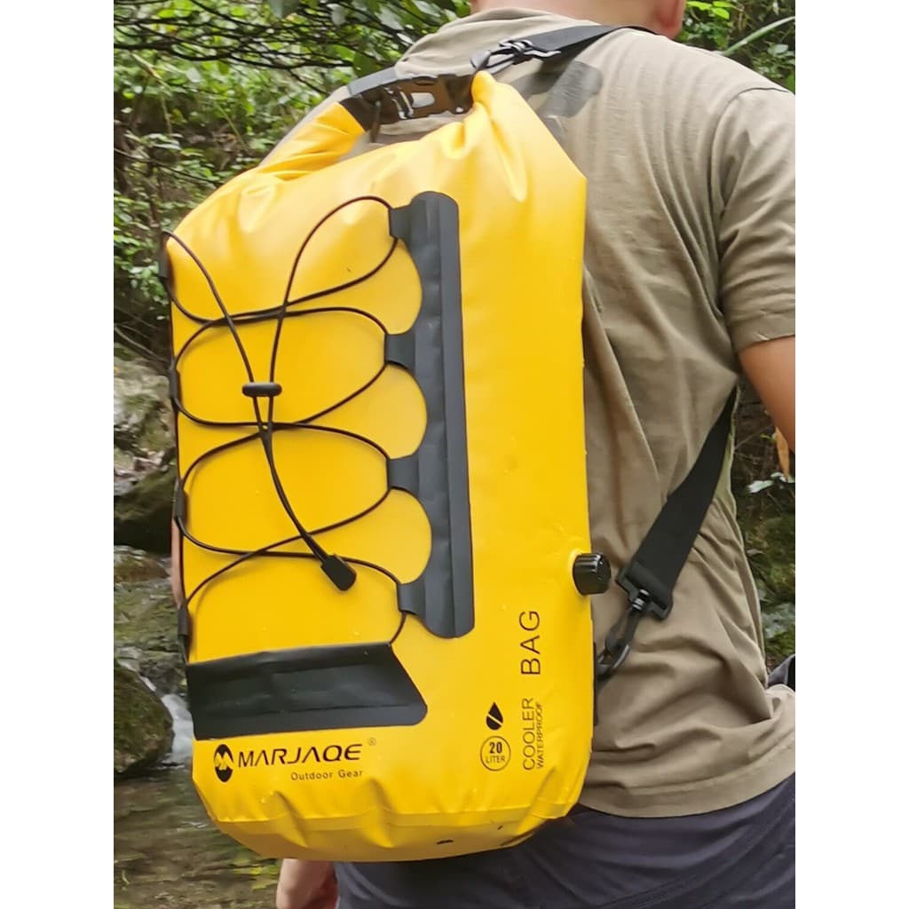 Multifuncional acampamento isolamento térmico saco à prova dwaterproof água natação mochila praia Upstream Rafting saco