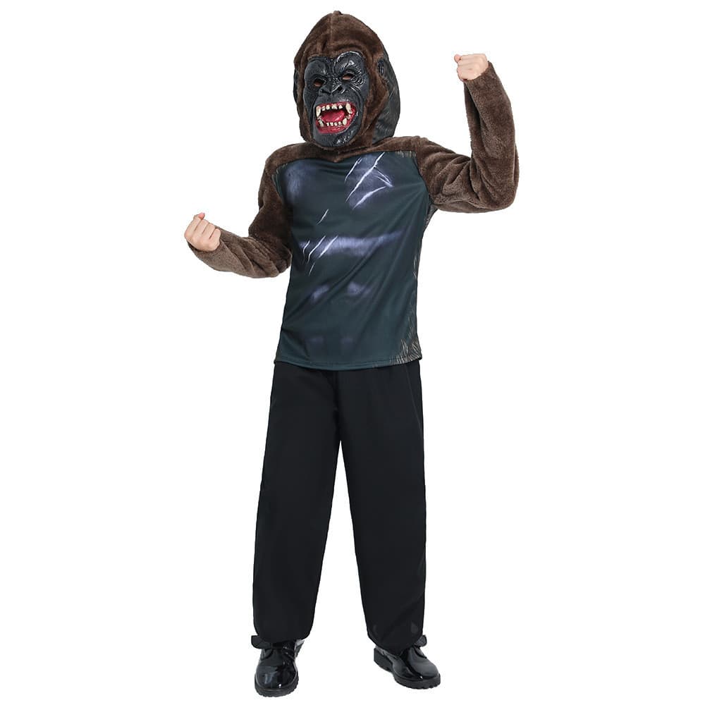 Gorilla King aço filme infantil personagem cosplay traje de Halloween cosplay traje de desempenho