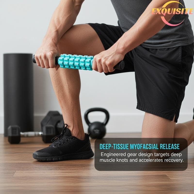 [EL-t] 1 Peça Rolo De Massagem Corporal Fitness Sti Design Ergonômico Macio Para Liberação Miofascial Pós-Treino Redução