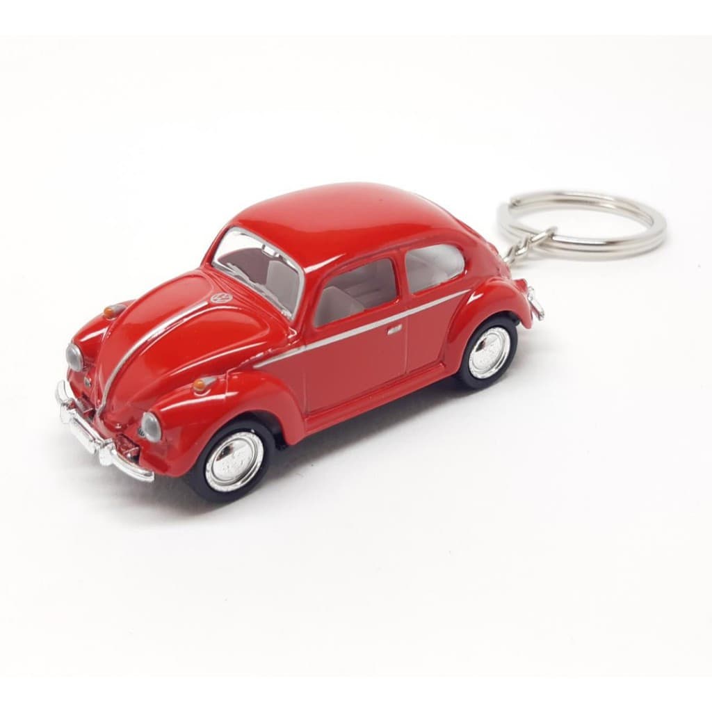 Chaveiro Miniatura Volkswagem Fusca Metal e Fricção 1/64