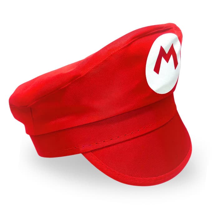 Boina Chapéu Touca Gorro Do Super Mário Cosplay Fantasia
