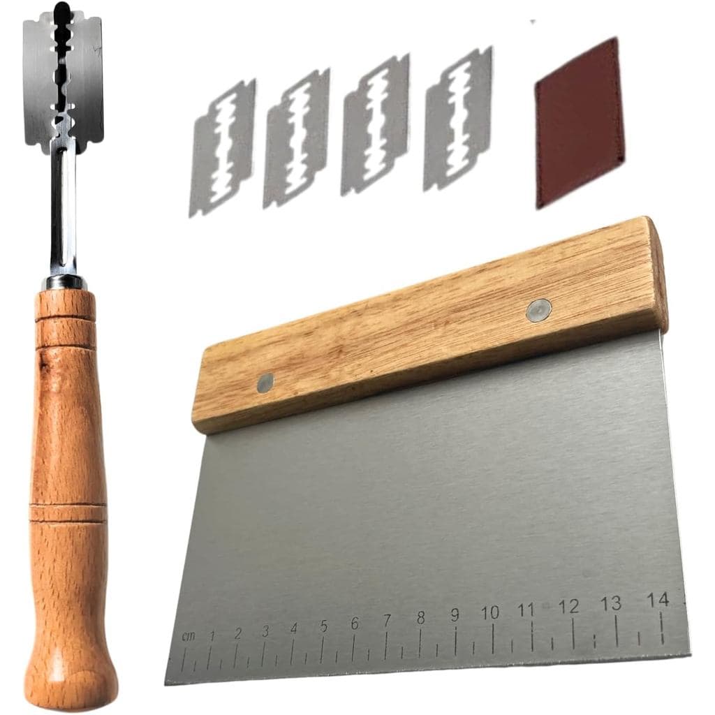 Raspador multifuncional de aço inoxidável, cortador de pizza, faca para temperos, faca de pão de alta qualidade, faca pa