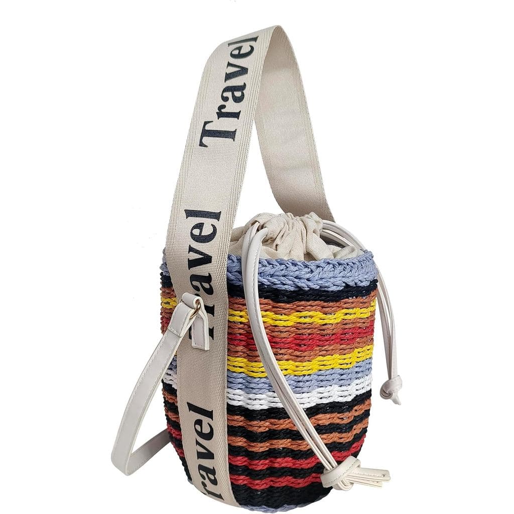 Bolsa de Palha Trançada com Pérolas e Flores JBRUN, Bolsa de Praia de Verão com Alça de Rattan, Bolsas de Palha e Bolsas