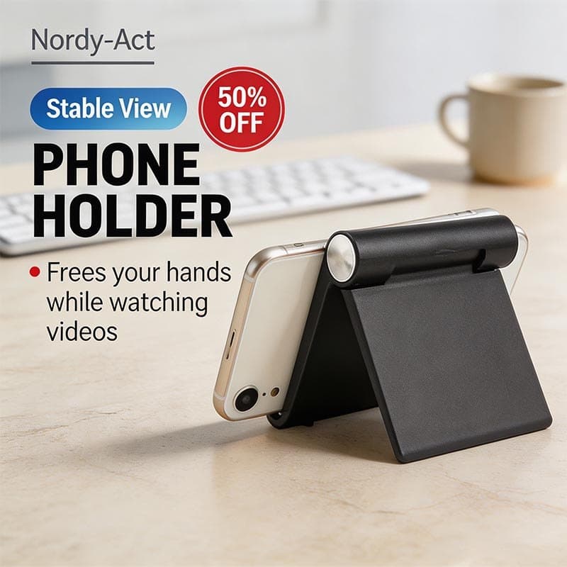 Suporte De Plástico Portátil Para Tablet , Simples Ajustável Telefone De Mesa Estável Uso Em De Negócios E Escritório