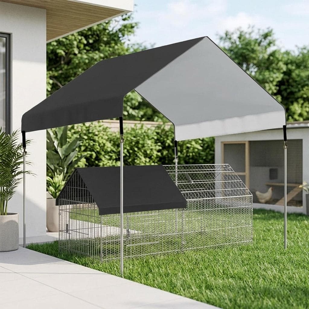 [predolo21x] Sombra Para Aves Ao Ar Livre Lona Oxford Pano Capa Galinheiro Proteção Solar À Prova D'água De Poeira Terra