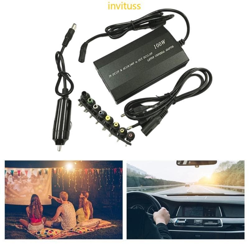 Inv 100w Adaptadores De Viagem Carregador De Laptops Para Carro Doméstico Eletrônico Fácil De Usar Design 12 24v Tensões