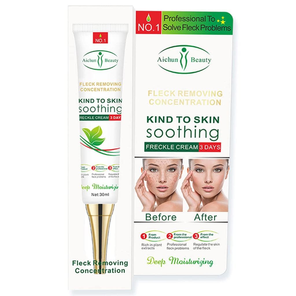 AICHUN BEAUTY Creme para Sardas 3 Dias Hidratação Profunda Remoção de Sardas Concentrado Limpeza Calmante para a Pele do