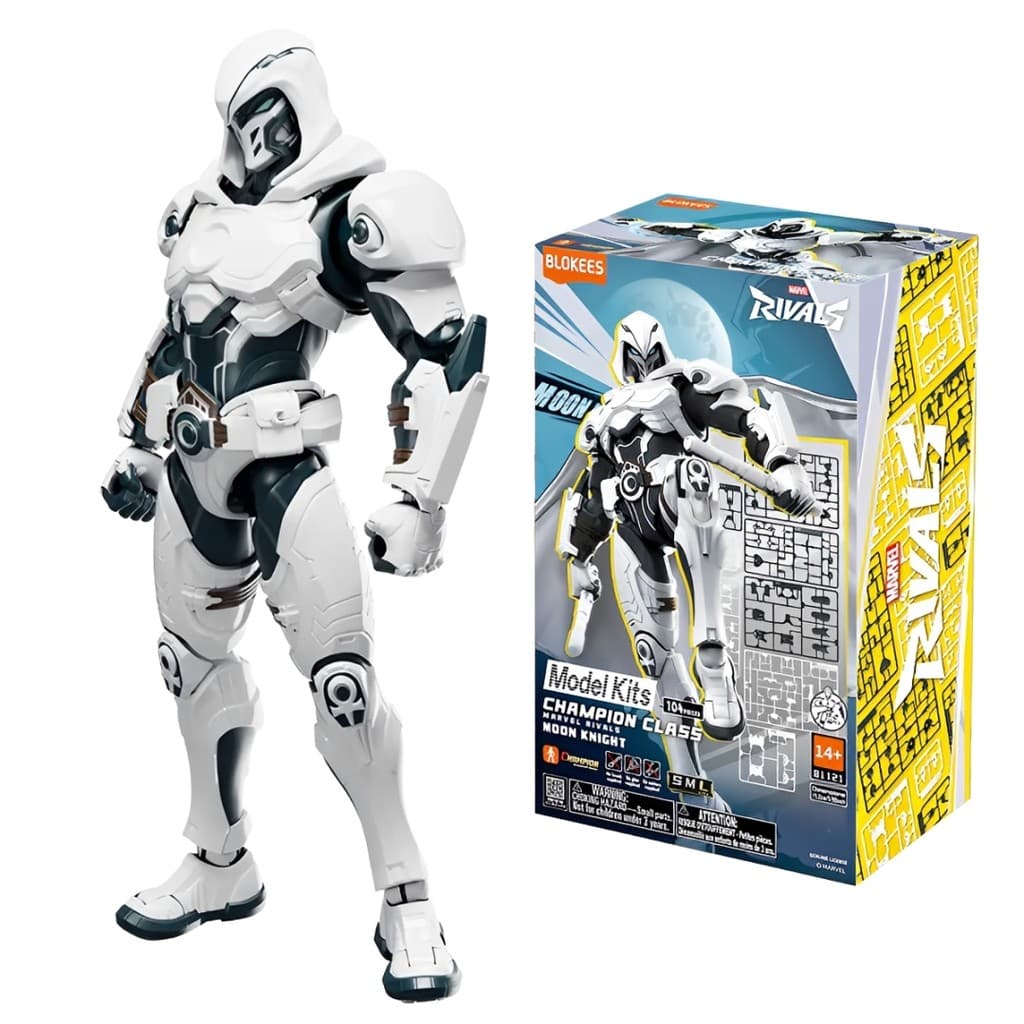 Figura Colecionável Moon Knight Cavaleiro da Lua Marvel Champion Class Rivals