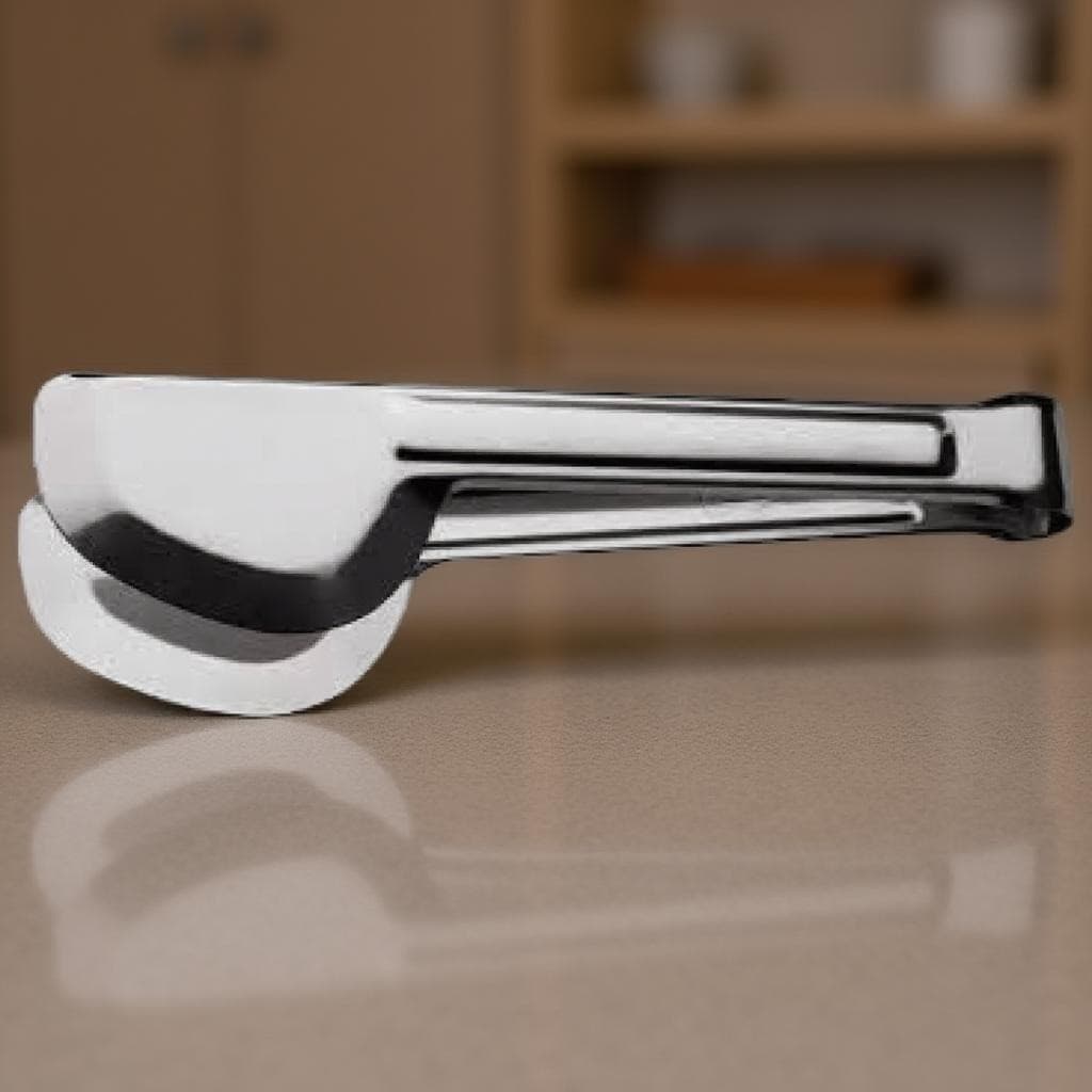 Pegador de Massa Liso Aço Inoxidável 20,5cm Utensílio Cozinha
