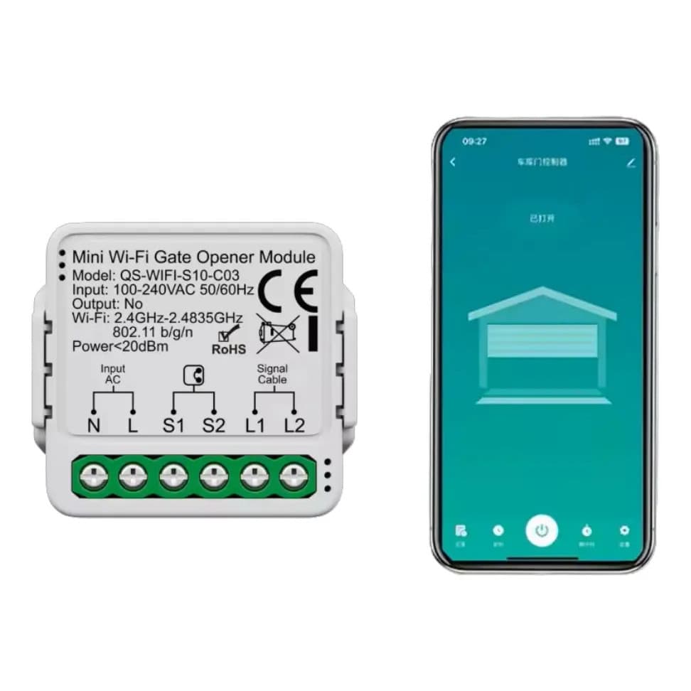 Módulo Inteligente Wifi Portão Eletrônico App Aberto Fechado