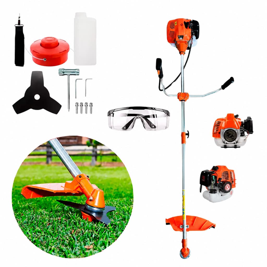 Roçadeira Gasolina 65cc 3hp 2tempos Multifunção Profissional