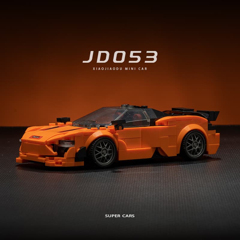 Brinquedo de montagem de blocos de construção, modelo de carro esportivo, ornamento, presente para homens