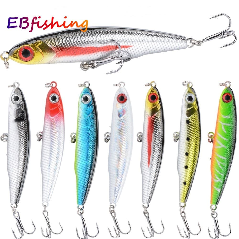 Isca De Lápis De Pesca 3.5g/5.4g/8.3g/12g Afundando Biat Camada De Água Completa Para Salgada E Doce