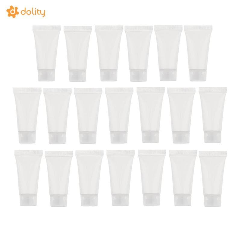 [Acituna] 20 Pacotes De Creme Vazio Para As Mãos , Tubos De Apertar Lavagem Facial , Frascos De Amostra De Loção 5ml
