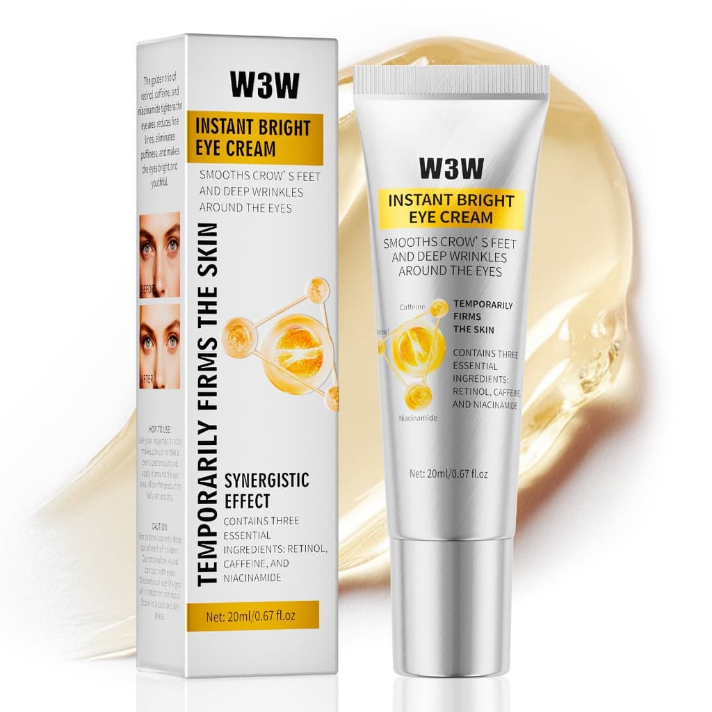 Creme Para Os Olhos Com Retinol , Cafeína E Niacinamida Reduz Linhas Finas Inchaço 20ml