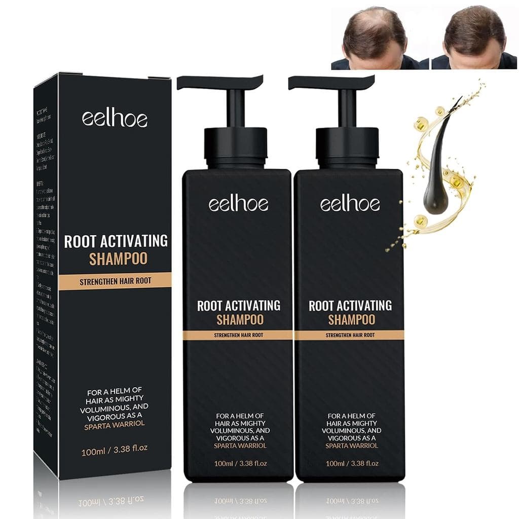 2 unidades de Shampoo Spartan, Shampoo Ativador de Raiz Spartan, Shampoo para Crescimento Capilar, Shampoo Ativador de R