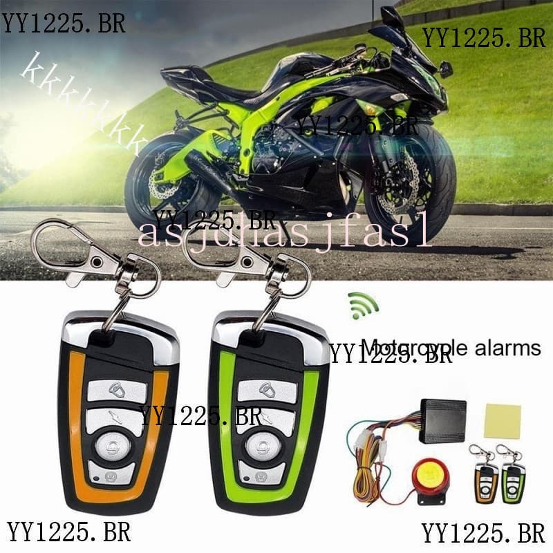 Controle Remoto De Parte De Motor Moto Scooter Universal Anti-Rômbo 125dB