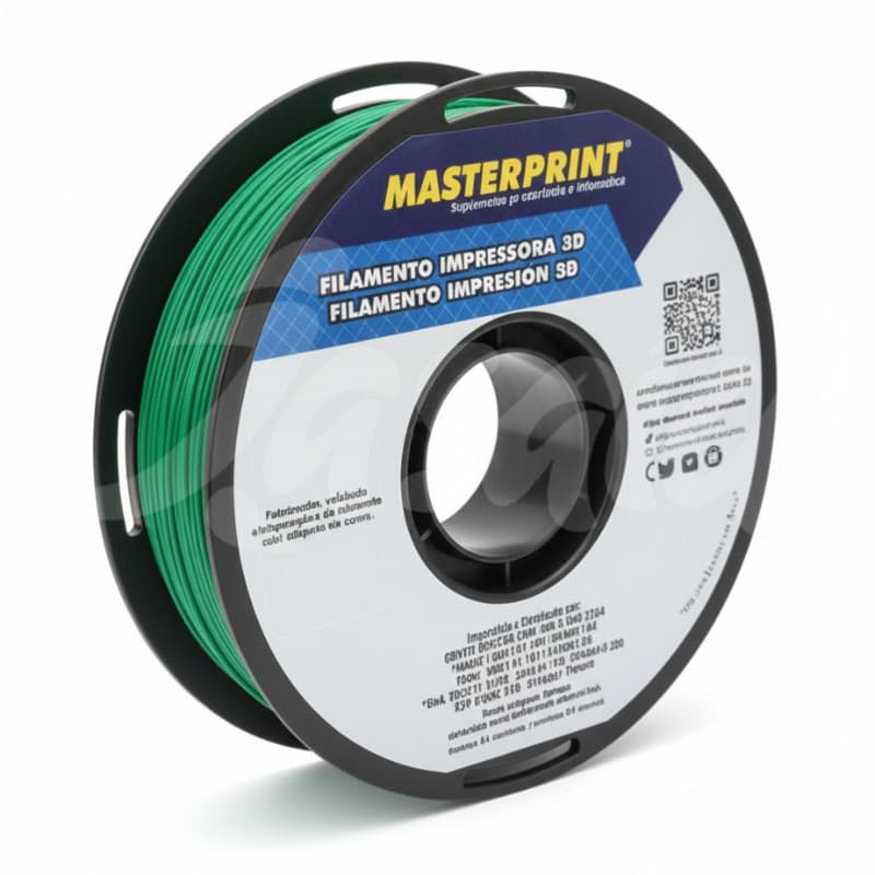 Filamento PETG / PLA MasterPrint Premium 1Kg Impressora 3D Várias Cores