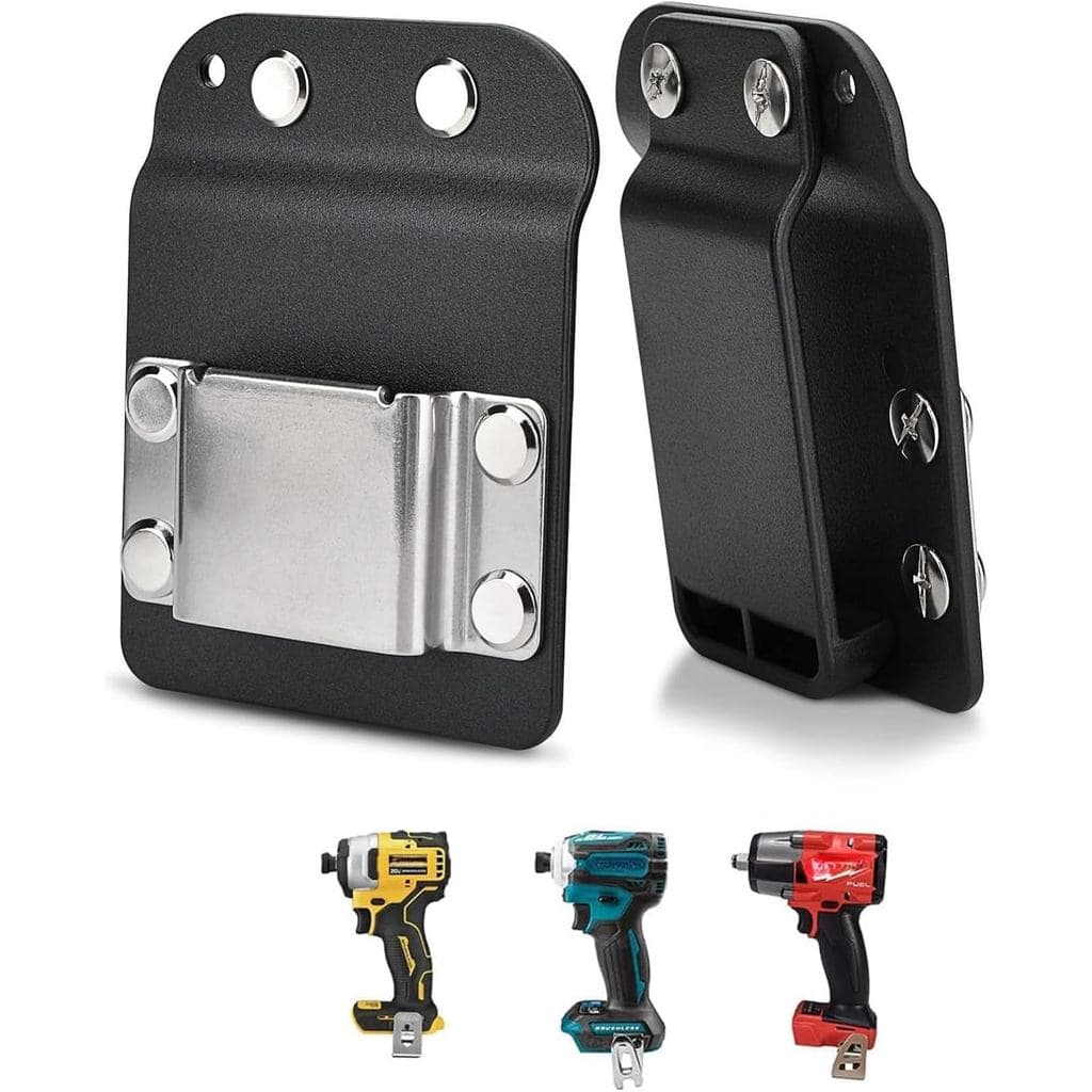 Suporte para Furadeira para Cinto de Ferramentas, Suporte para Furadeiras para Cintos de até 2 polegadas, COMPATÍVEL com