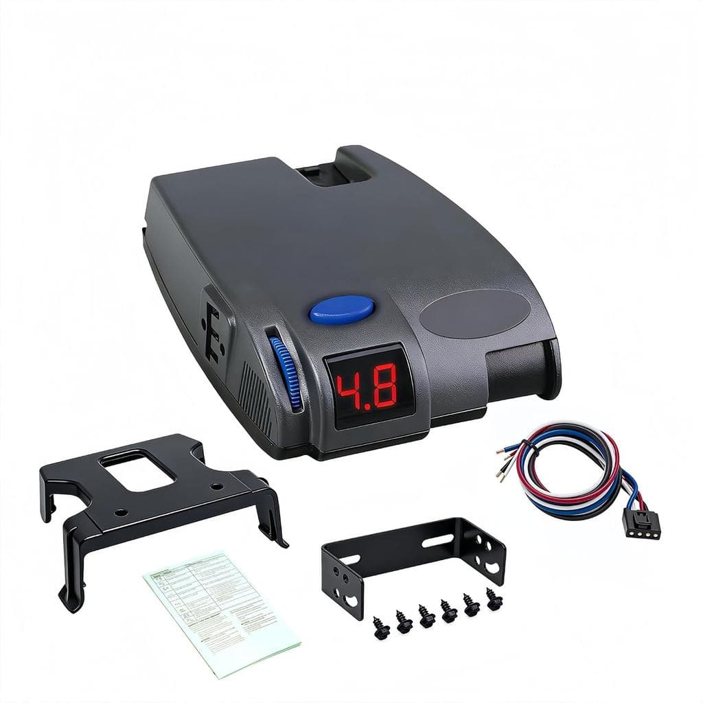 Universal Proportional Trailer Brake Controller Replace for Tekonsha 90160 Primus IQ,for Trailers with 1-3 Axles | Fits
