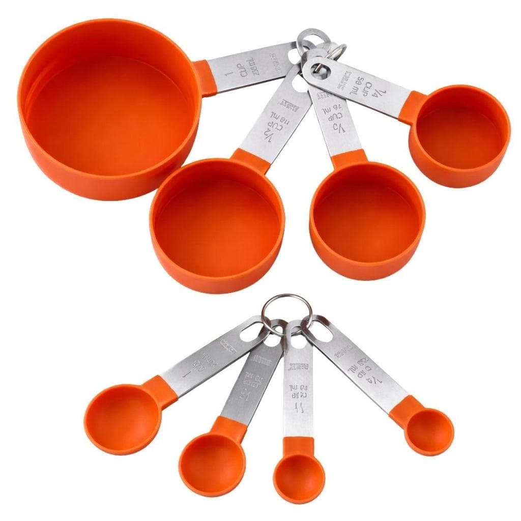 Conjunto 5 Xícaras e 4 Colheres Medidoras Baker's Secret