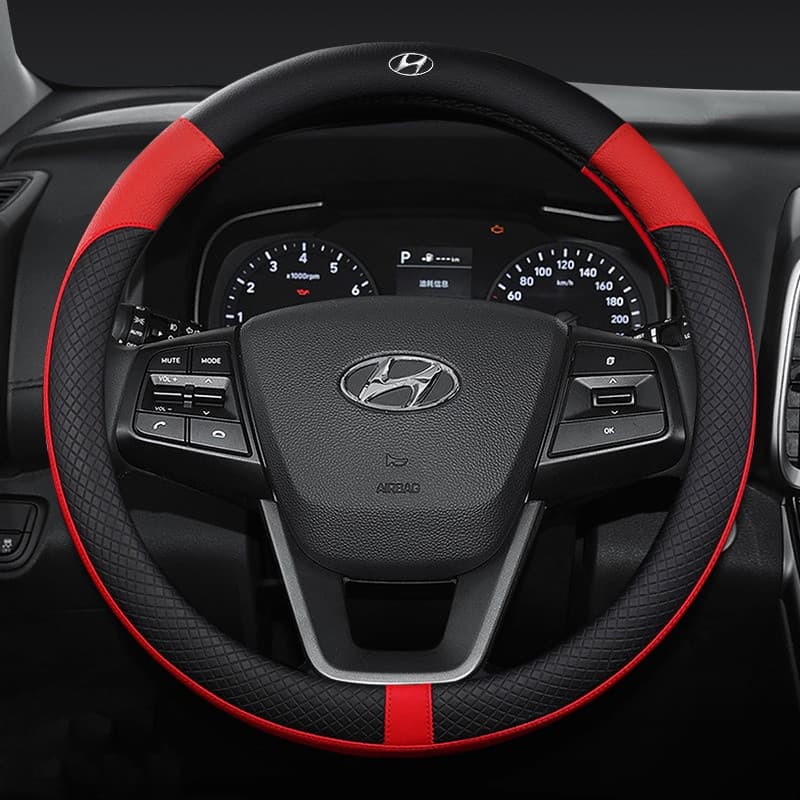NOVO item Capa para Volante de Carro para Hyundai i10 Accent Elantra ioniq Atos Getz Matrix Santa Fe Kona Sonata Grand A