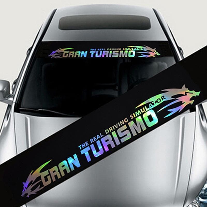 Adesivo De Pára-Brisa De Carro , Decalque De Vidro Dianteiro , Decoração De Modificação Automática