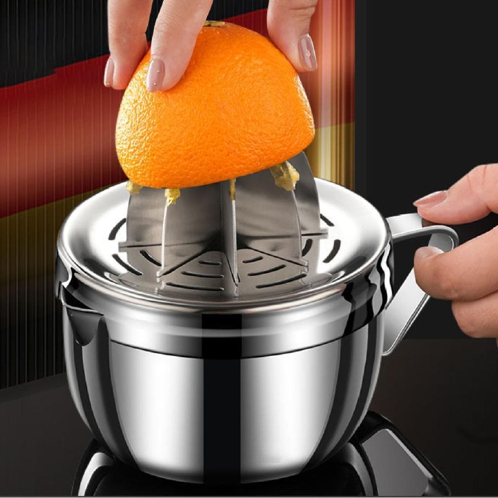 vivi_meter.br Espremedor manual de frutas cítricas em aço inoxidável 304, espremedor de mão seguro para máquina de
