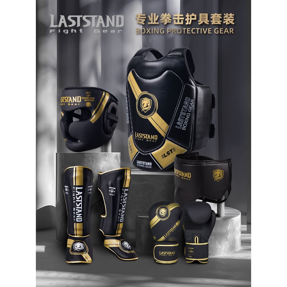 Profissional Sanda Fighting Equipamento de proteção Conjunto completo Adulto Profissional Competição de treinamento de b