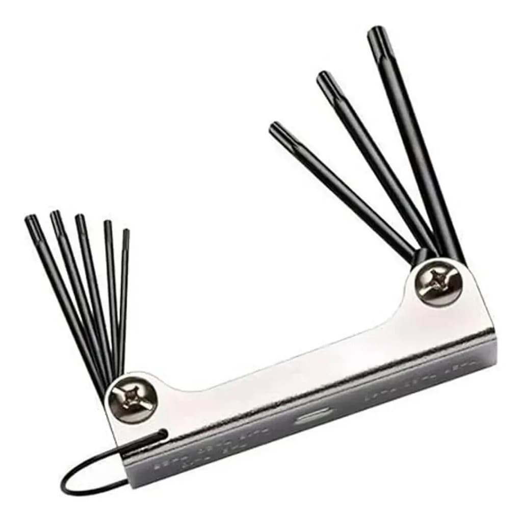 Chave Torx L Jogo 8 Peças T09 A T40 Tipo Canivete 8ji Eda