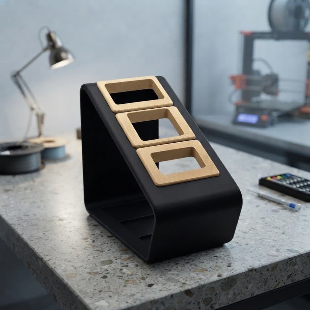 Suporte para Controle Remoto com Divisórias | Organizador em Impressão 3D