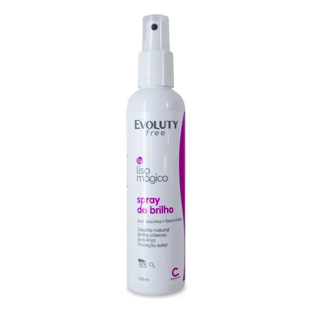 Evoluty Free Liso Mágico - Spray De Brilho 200ml