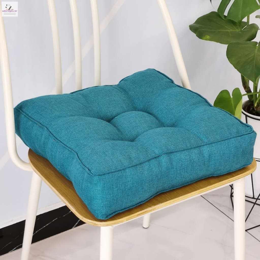 Travesseiro De Chão Quadrado Almofada Decorativa Respirável Meditação Com Cor Doce Para Sala De Estar Lareira Piso Ao Ar