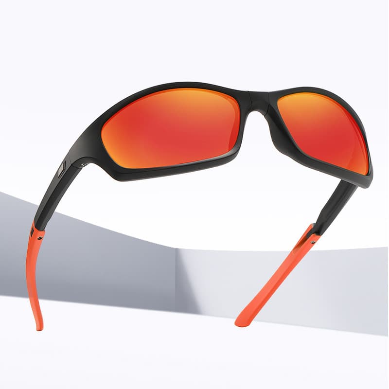 Óculos de Sol Polarizados para Esportes, Óculos de Ciclismo ao Ar Livre, Óculos de Sol à Prova de Vento FWVK