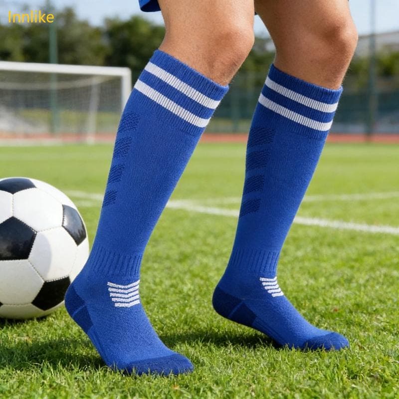 Innlike Meias Esportivas Elásticas Nylon Para Treinamento Do Joelho Meninos E Meninas