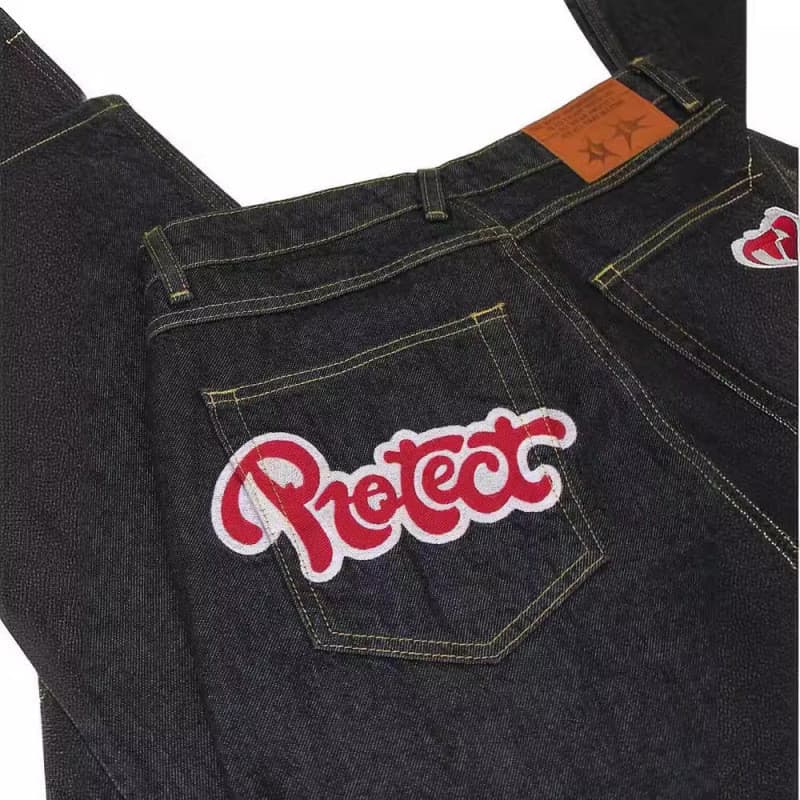 Americano verão Hip-Hop street Wear jeans masculino rua Casual calças de perna reta impresso jeans estilo europeu americ