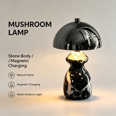 Nordic Mushroom LumináRia De Mesa Moderno Quarto LumináRia De Leitura Estudo Abajur De Cabeceira