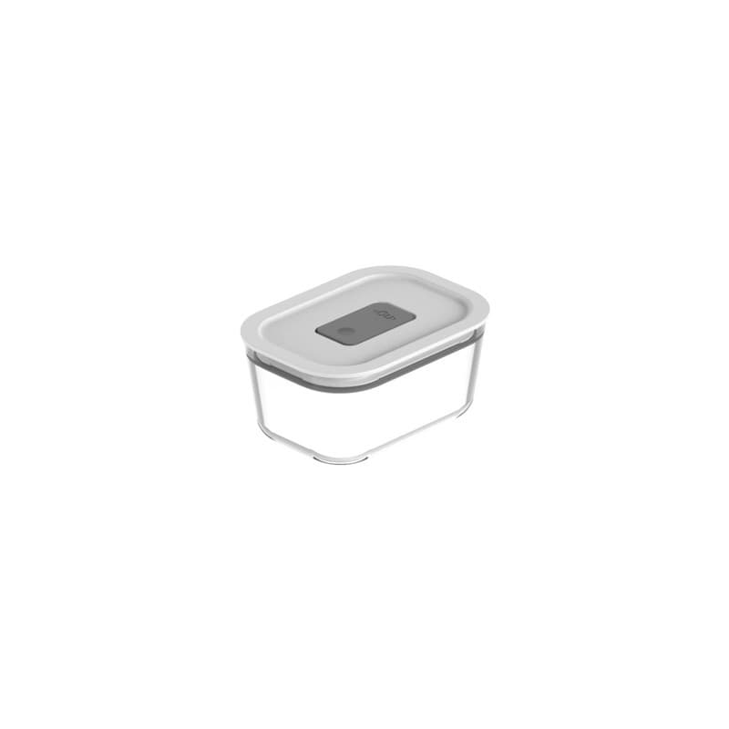 Pote Hermético de Vidro Retangular 370 ml Refratário Marmita Fresh Lock Ou