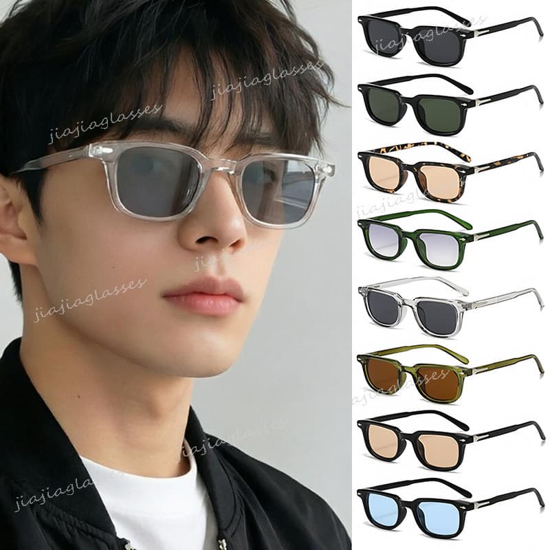 Nova Moda Óculos De Sol Quadrados Para Homens Mulheres Proteção UV Viagem Ao Ar Livre Condução Sombra Anti-Reflexo