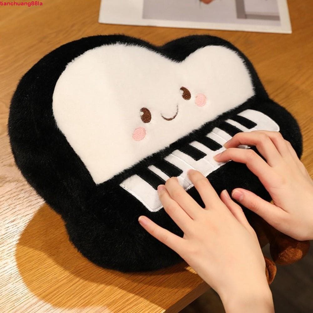 Brinquedo de Pelúcia Piano TIANCHUANG, Boneco de Instrumento Musical de Simulação Macia, Guitarra e Bateria de Desenho A