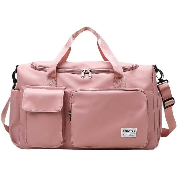 Bolsa de viagem leve de 36-55 litros, bolsa esportiva impermeável para academia, com compartimento separado para sapatos