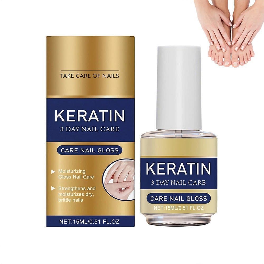 Óleo de Queratina para Cuidado das Unhas, Óleo Hidratante para Cutículas, Óleo Fortificante para Unhas com Hidratação Rá