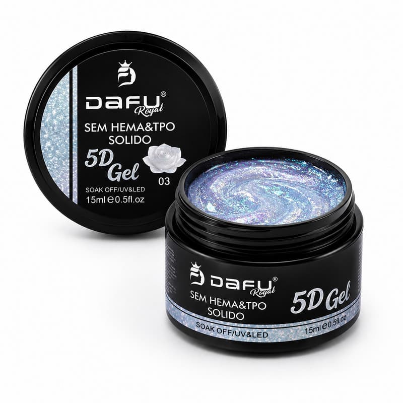 Gel Solido 5D Sem Hema Tpo Efeito Asas De Butterfly Cor 03