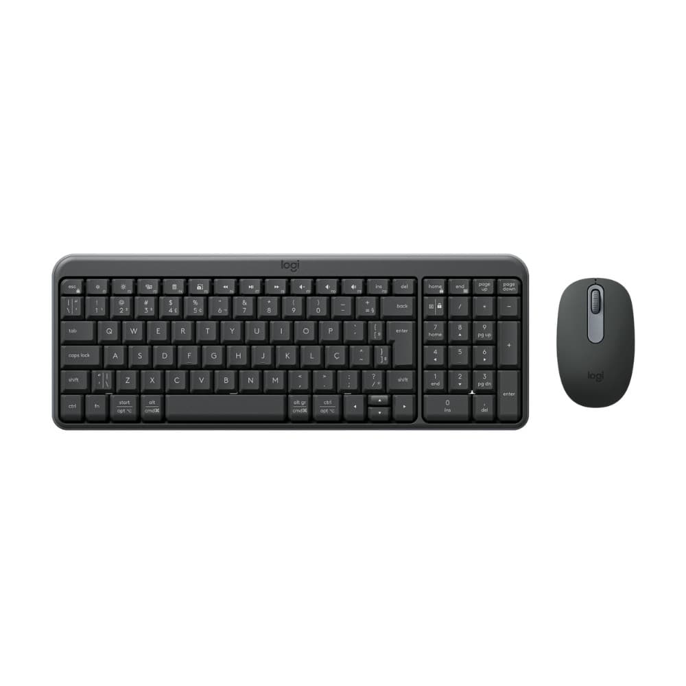 Combo Teclado E Mouse Sem Fio Logitech Mk250 Grafite