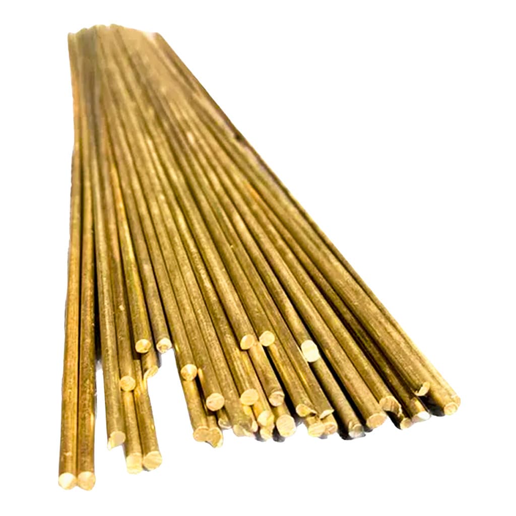 Vareta de Solda Latão 2,4mm Media - Soldagem Reparos Corte Metais não Ferrosos