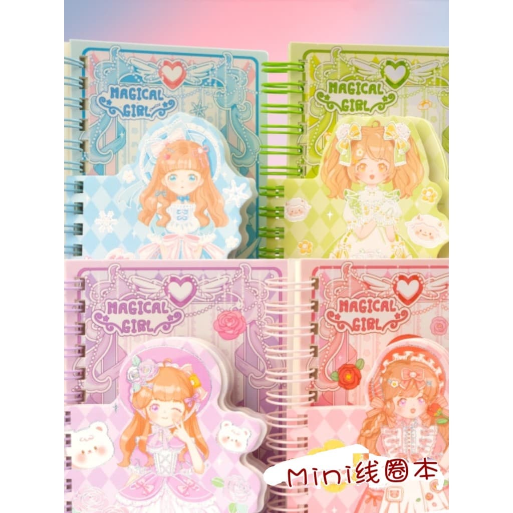 W palavra bloco de notas estudantes da escola primária multifuncional portátil bloco de notas Mini cor bolso livro linha