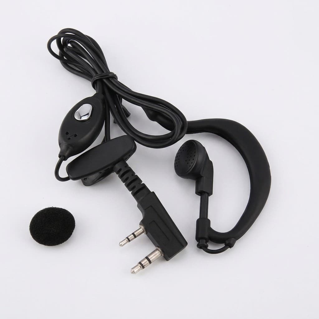 Fone Walkie Talkie Profissional Com PTT Baofeng BF888S UV5R Transmissao Sem Ruido