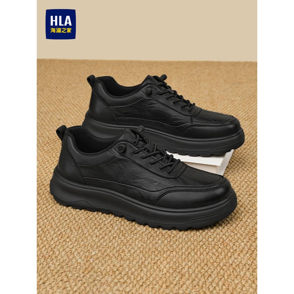 HLA/Hailan House sapatos masculinos 2026 novo estilo sapatos de negócios moda masculina All-Match trabalho Commuter sapa