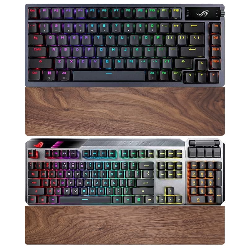 Walnut rog rog noite magia descanso de mão yaguang 2 dragão cavaleiro 2a geração teclado mecânico almofada de pulso Mous